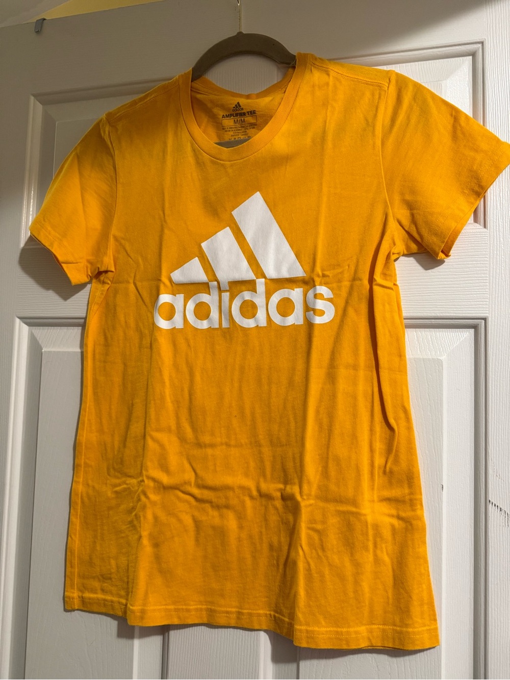 Adidas Gold/Yellow Logo Tee (Women’s Size: M)